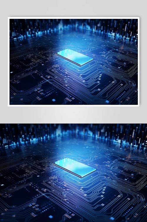 ai数字艺术科技互联网数据芯片背景图